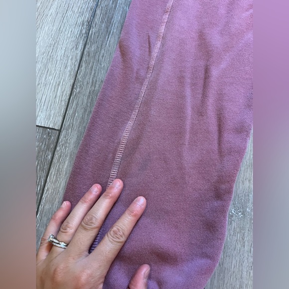 NSF Sayde Slim Loop Terry Sweatpant 100% Cotton Plum Size Small - Picture 2 of 11